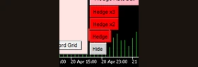 ปุ่ม Hedge x1 เปิด Hedge ขนาด 1 เท่า